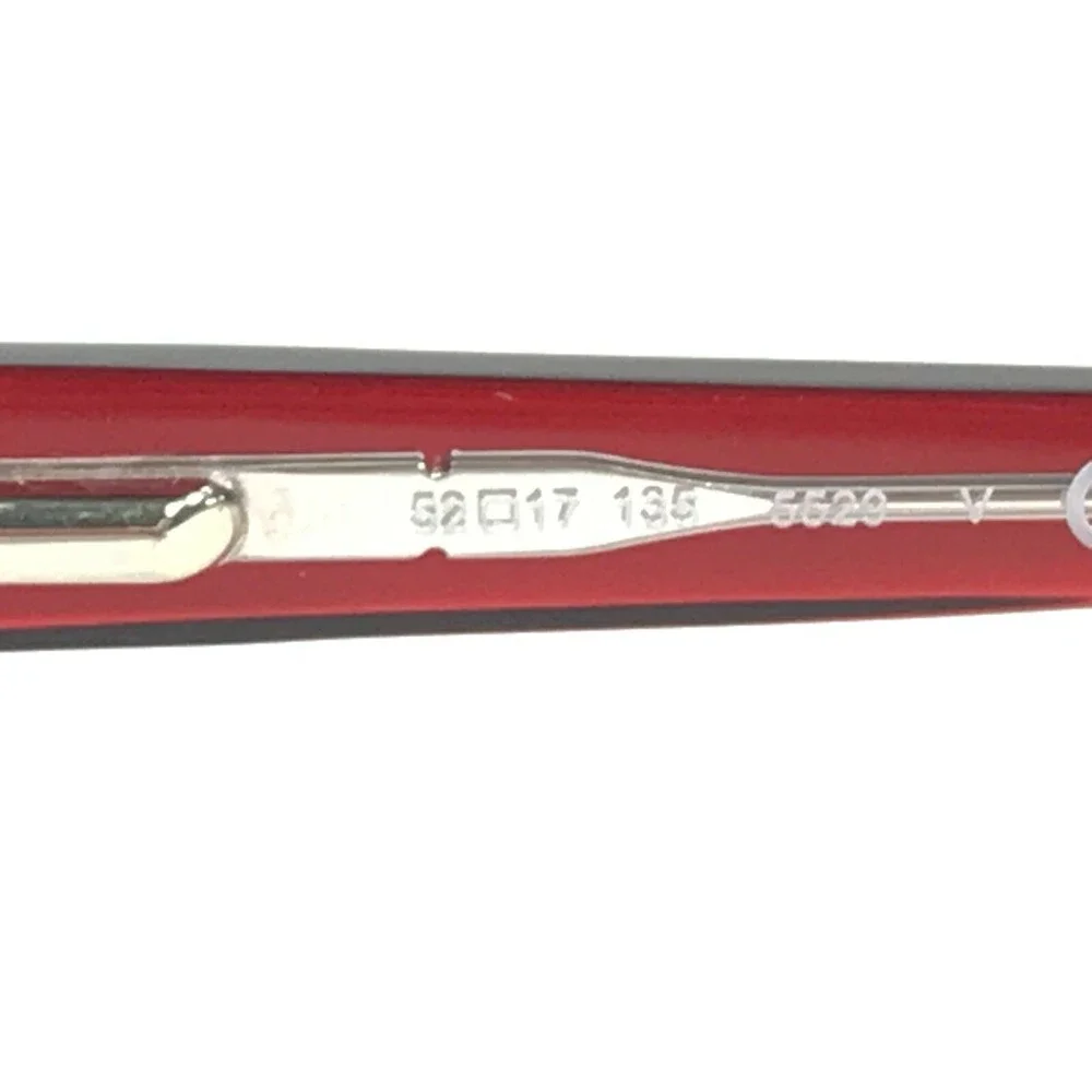 Mossimo Eyeglasses Frames MS 2061 5529 Clear Red Tortoise Cat Eye 52-17-135
